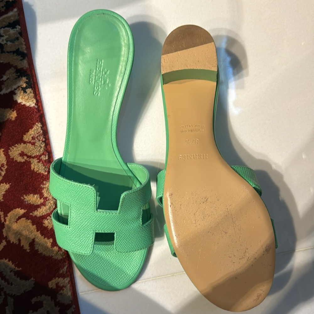 hermes oasis heel size 37 1/2 - Picture 3 of 3